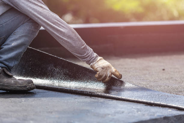 Professional Waterproofing technician working in Haverford, PA